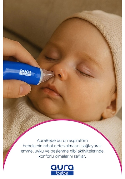 Bebek Burun Aspiratörü ve 10 Adet Yedek Uç