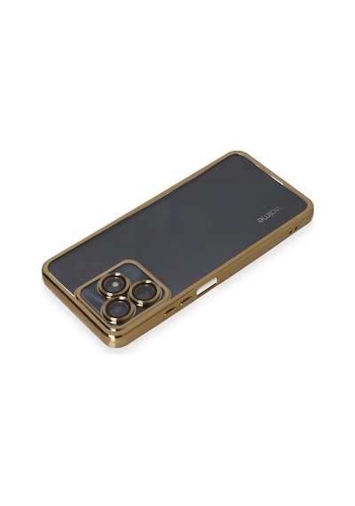 Newface - 463 - Realme C53 Kılıf Razer Lensli Silikon - Kmrsfres - - Gold