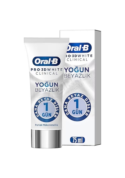 4 Adet Oral-b Pro Diş Macunu 3dw Clinical Parlak Beyaz 75 Ml