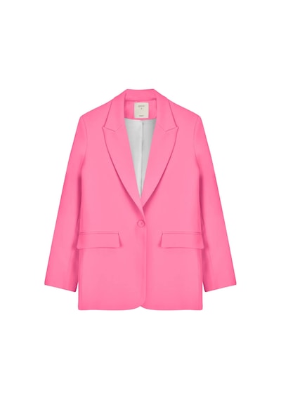 Quzu Oversize Pembe Kadın Blazer Ceket 50873