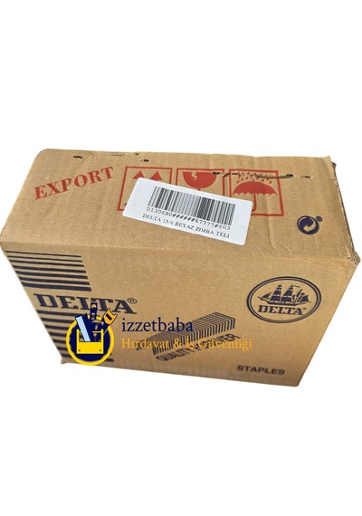 Delta 13/6 Zımba Çakma Teli 5000'li Paket 30 Paket 1 Koli