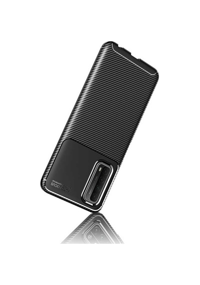 Huawei P Smart 2021 Kilif Karbon Silikon Case 394930330