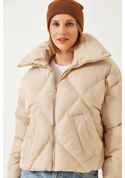 Shade Kadın Oversize Şişme Mont 10191065 - Bej