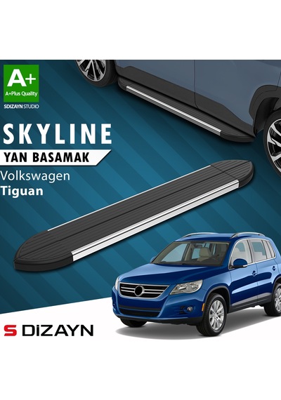 S-dizayn Vw Tiguan Skyline Krom Yan Basamak 173 Cm 2007-2015 A+ Kalite