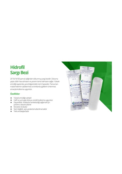 Hidrofil Sargı Bezi 5 Cm X 1,5 M 50 Adet
