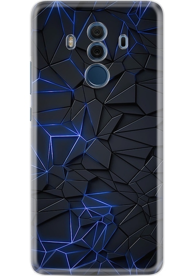 Huawei Mate 10 Pro Kılıf Silikon Desenli Karmaşık 1874