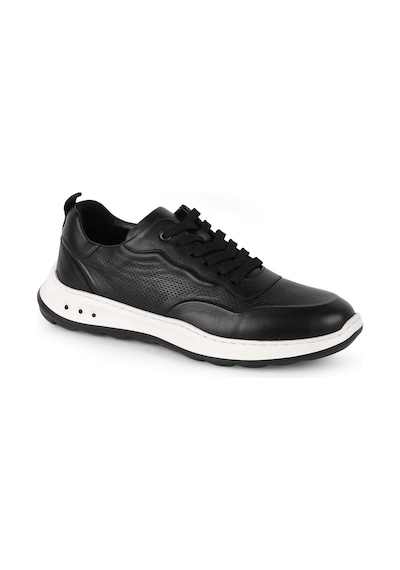 Lbr H1001 Erkek Deri Casual Ayakkabı Siyah