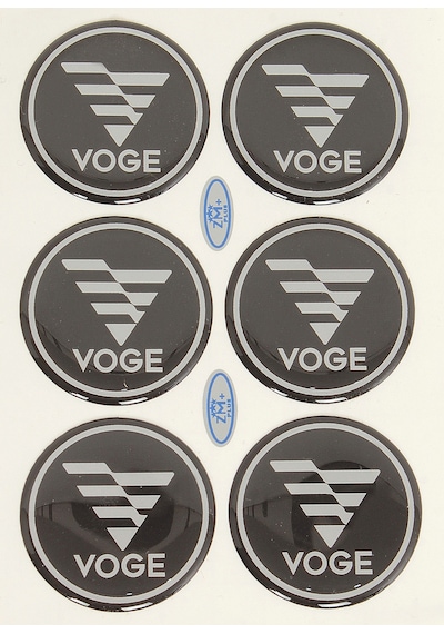 Voge Metalize Koruma Takozu Damla Etiket Sticker Çap Ø39.00mm