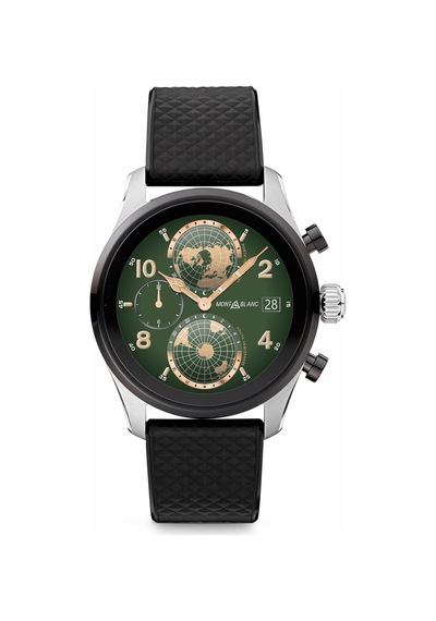 Montblanc Summit 3 Smartwatch - Bicolor Titanium 129269 Altın - Mavi