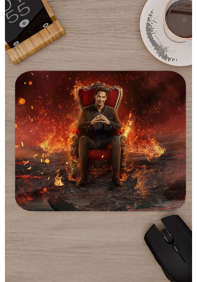 Lucifer V1 22x18 Gaming Kauçuk Kaymaz Taban Mouse Pad Fare Altlığı