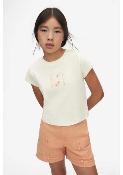 Xo Kids Kız Çocuk Tişort 10-16 Yaş 38801 Ekru