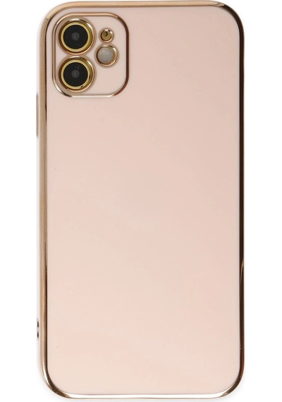 Newface - 971 - İphone 12 Kılıf Volet Silikon - Matxzngz - - Pembe