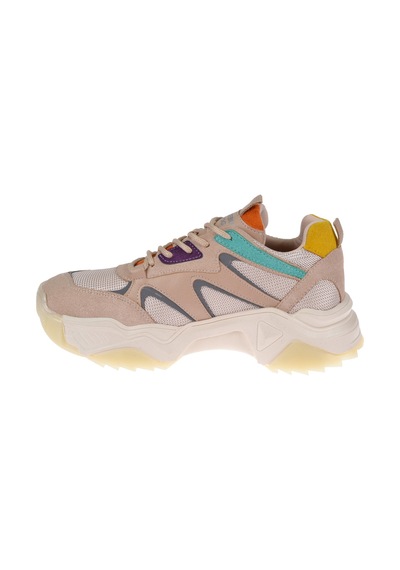 Pullman Kadın Spor Ayakkabı Sneaker Sms-65142 Bej Multi