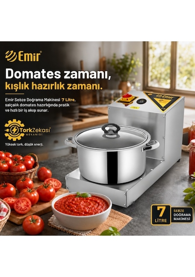Gold Soğan Doğrama Makinesi Makinası Lahmacun 7 L