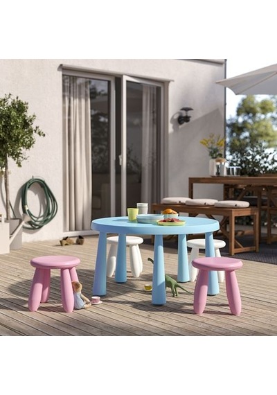 Ikea Mammut Çocuk Taburesi, Pembe