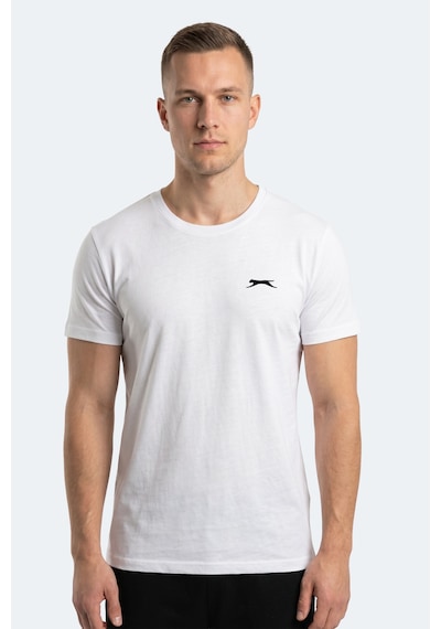 Slazenger Sander Ktn 5 Li Set Erkek Beyaz - Gri - Siyah - Lavivert - Bordo Tişört