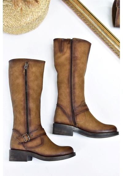 Fox Shoes Vizon Kadın Çizme E674270509