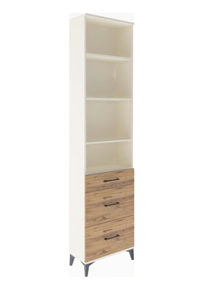 Arges Dolap 4 Raflı 3 Çekmeceli 60x30x243 Aytaşı-çam Aytaşı