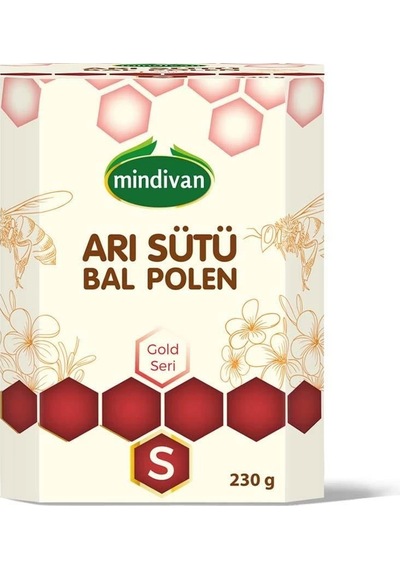 Mindivan Arı Sütü Bal Polen Süper 230g