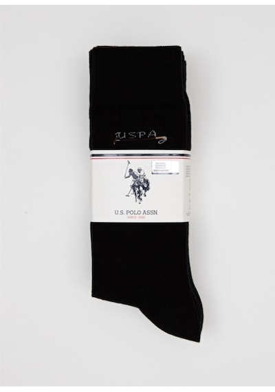 U.S. Polo Assn. Erkek 5'li Çorap Galı-sk25 Siyah