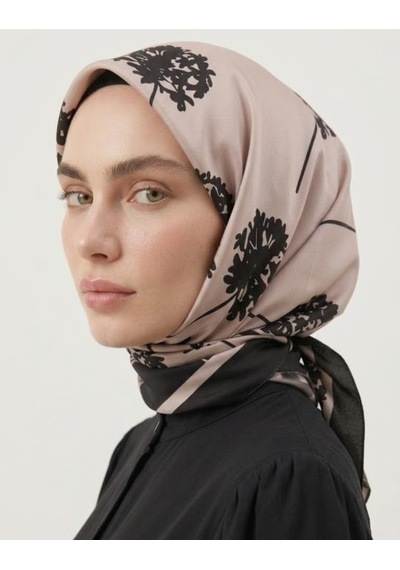 Bushu Mühür Twill Eşarp Çok Renkli