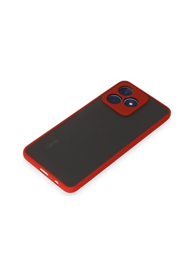 Muratech Newface Realme C53 Kılıf Montreal Silikon Kapak - Kırmızı