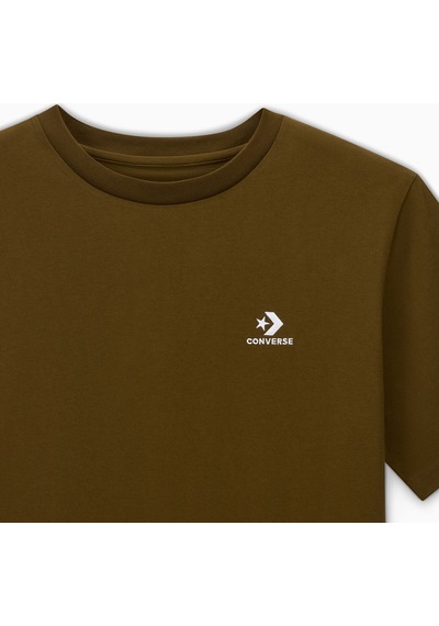 Converse Go-to Star Chevron Unisex Kahverengi T-shirt Yeşil