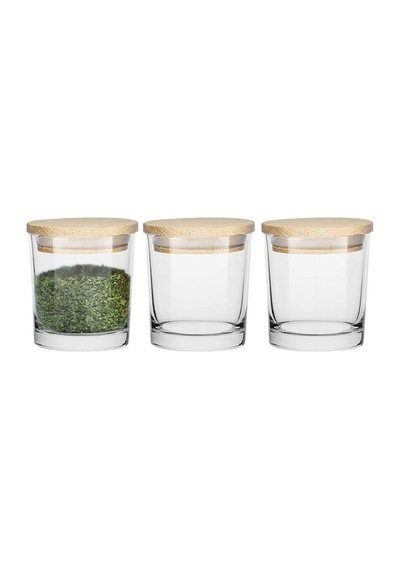 Trendglass Eco Baharat Kavanoz Set 3 Parça 200 Ml Çok Renkli
