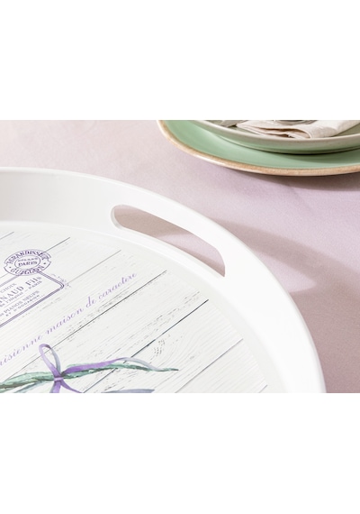Madame Coco Lavander Yuvarlak Tepsi 1kteps1801