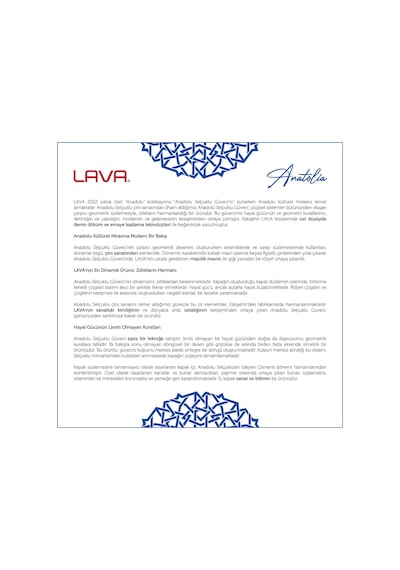Lava Anatolia Selçuklu Güveci Çap (Ø)26 Cm.