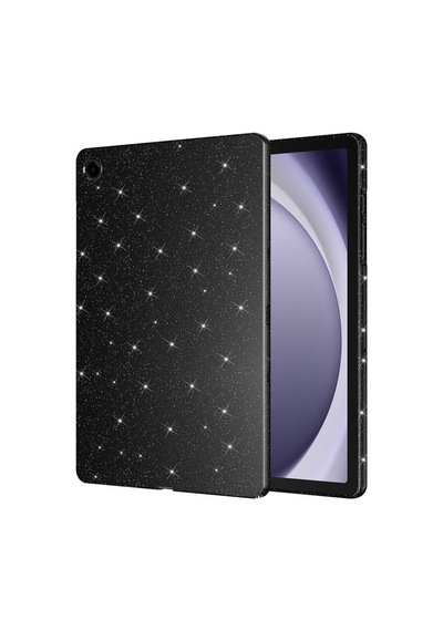 Galaxy Tab A9 Plus Simli Parlak Görünümlü Uyumlu Zore Tablet Koton Kılıf-siyah Tablet Kılıfı