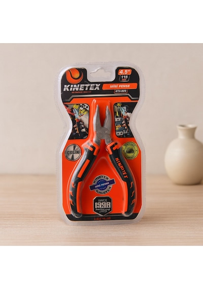 Vakumlu Mini Çelik Pense 115 Mm Yaylı 1