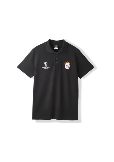 Galatasaray E252220 Ucl Sıyah Erkek T-shirt Siyah