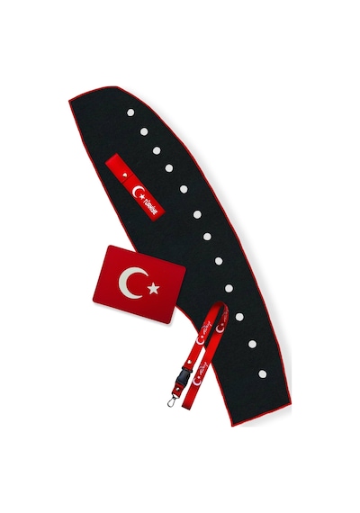 Renault 19 Europa Torpido Koruma Halısı & Oto Ayna Askısı & Tampon Çeki İpi & Kaydırmaz Ped Seti