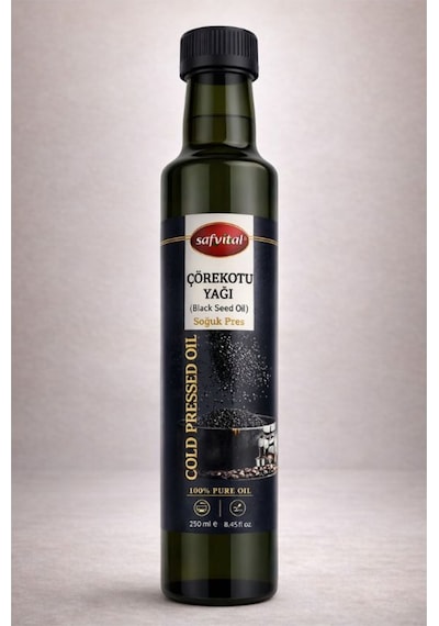 Soğuk Pres Çörekotu Yağı 250 Ml %100 Doğal Saf Çörekotu Yağı Soğuk Sıkım Black Seed Oil
