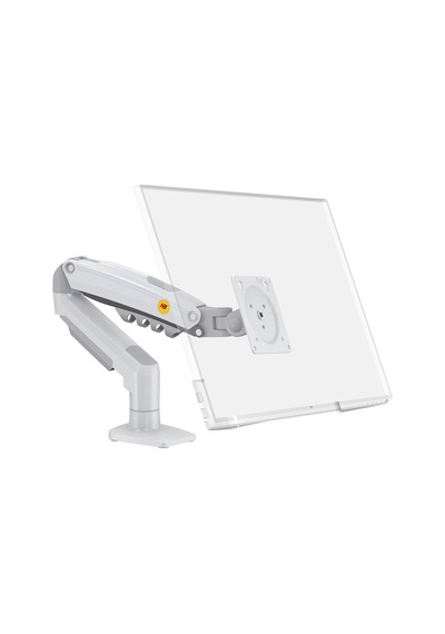 North Bayou Nb F80-xe Beyaz Tek Kol Amortisörlü Monitör Tutucu 17"-30" Ekran