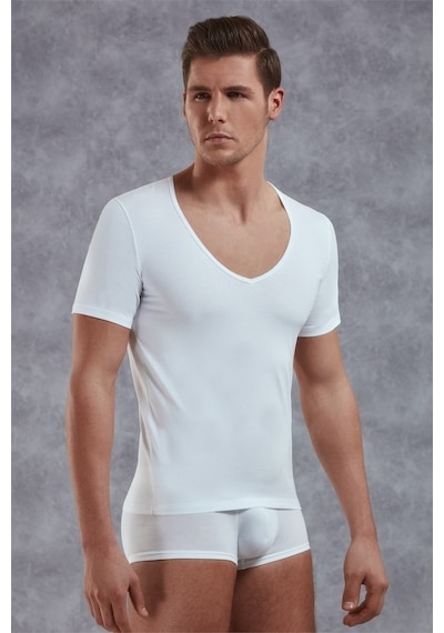 Doreanse Erkek Modal Derin V Yaka Kısa Kol T Shirt 2820 Doreanse Erkek Modal Derin V Yaka Kısa Kol T Shirt 2820
