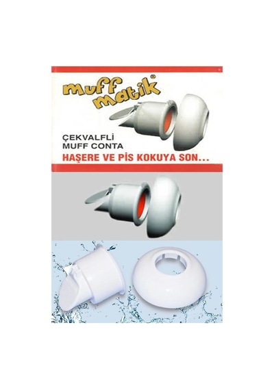 Kokumatik Gider Koku Önleyici Muffmatik Lavabo Sifonu Çekvalfi Adaptör Kokuya Ve Haşereye Son 4 Adet Diğer