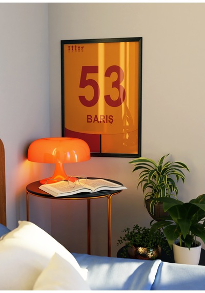 Barış Alper 53 Poster Tablo Siyah Çerçeveli