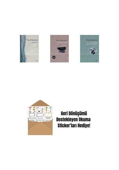 Poetik Varlık + Beni Hiç Göremezsin + Hayaline Firar Edemeyenlerin Afsunu + Okuma Sticker'ları