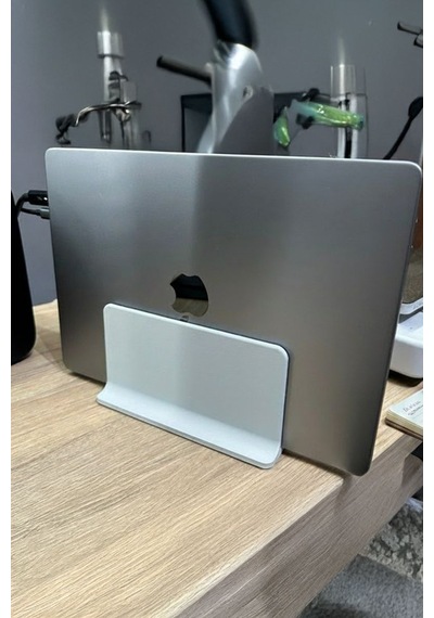 Macbook Uyumlu Pro 14 İnce Laptop Standı Beyaz