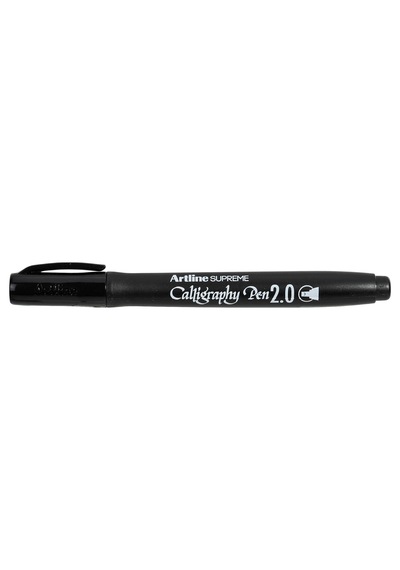 Markör Kalemi Supreme Kaligrafi Kalemi, 2 Mm, Siyah, 3'lü Set Genel