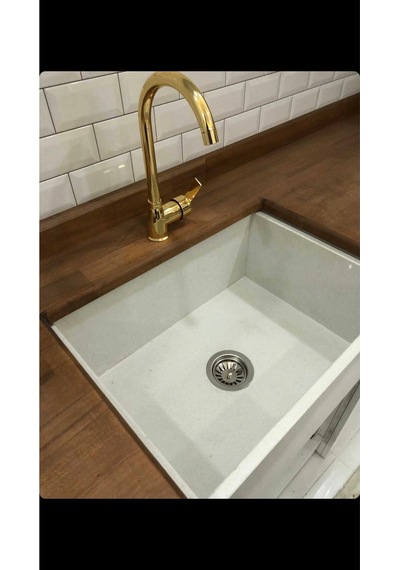 İsaoğlu Yapı Parlak Gold Diamond Design Mutfak Bataryası Gold