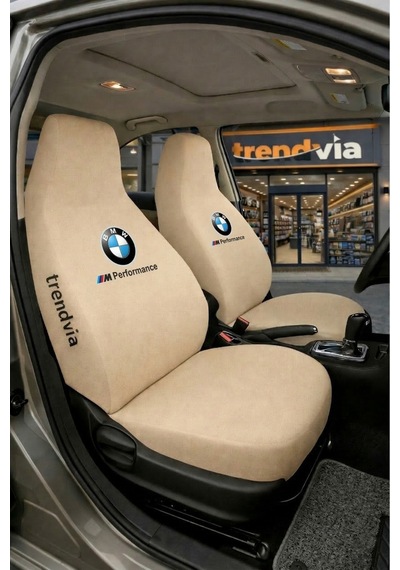 Bmw Logolu Oto Koltuk Kılıfı Ön Arka Set Penye Likralı Universal Koltuk Koruyucu Servis Kılıfı 26228268