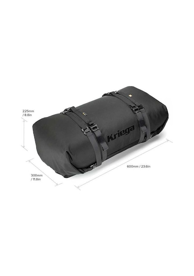 Krıega Krp40 Rollpack Motosiklet Çantası Neon Sarı