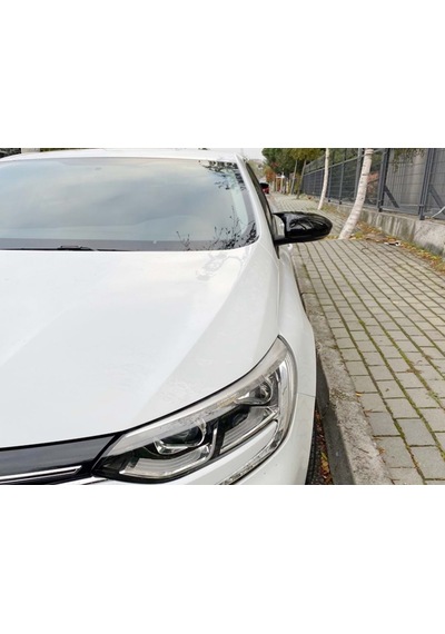 Renault Megane 4 Batman Yarasa Ayna Kapağı - Parlak Siyah