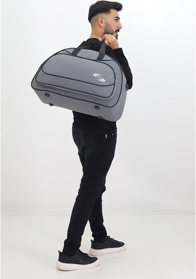 Probag Gri Spor Ve Seyahat Çantası Ayakkabı Bölmeli, Su Geçirmez, Omuz Askılı Antrenman Çantası Gri