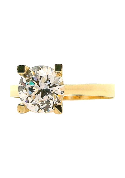Cigold Tektaş Yüzük 14 Ayar Altın 2.33 Gr Oa-k21601029218 Renkli