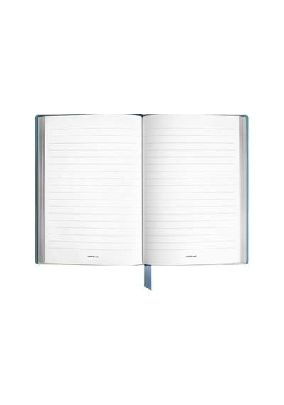 Montblanc 4810 Dumanlı Mavi Deri Küçük Boy Defter 134710 Mavi