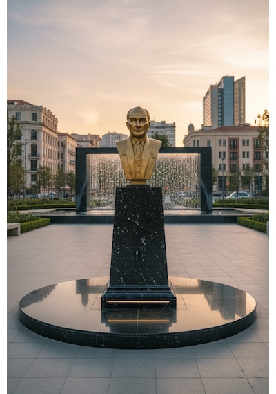 Atatürk Büstü 65 CM Fiber Glass Polyester